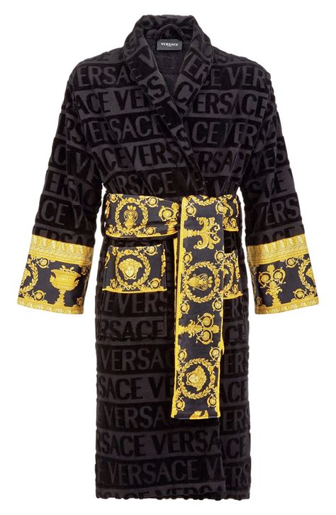 versace silk bathrobe|versace bathrobe nordstrom.